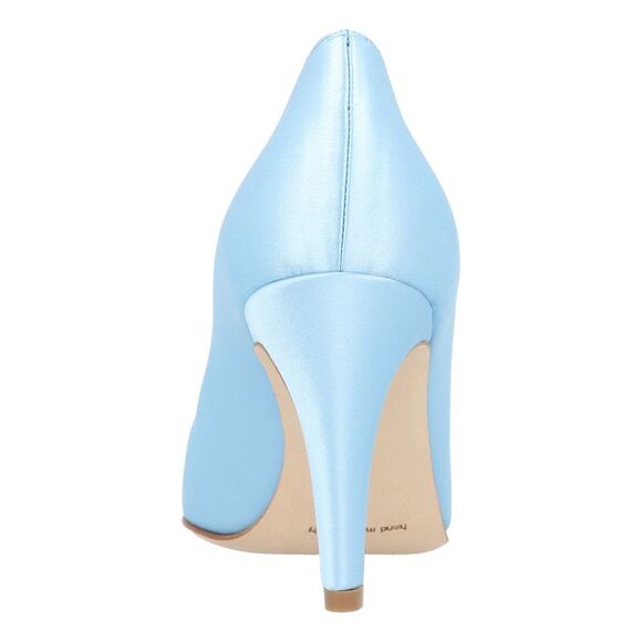 Manolo Blahnik Palos 090 Pump Blue - Picture 3 of 6